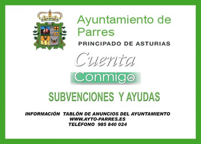 Cheque cuenta conmigo - Concejo de Parres