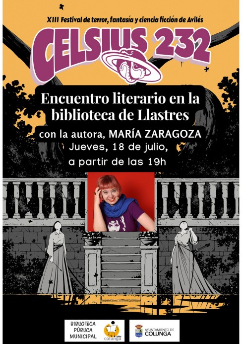 Encuentro literario en Llastres con María Zaragoza – Extensión del XIII Festival Celsius232 - Concejo de Colunga