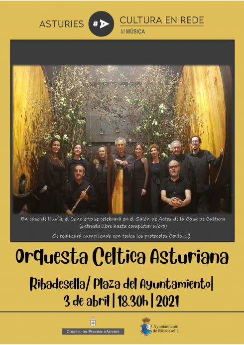 Concierto de la Orquesta Celtica Asturiana en Ribadesella - Concejo de Ribadesella