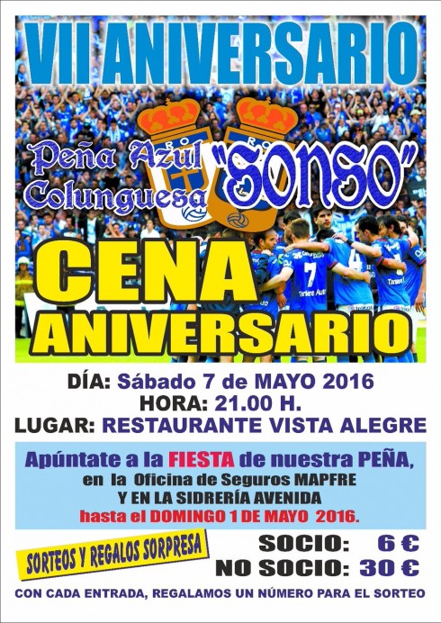 VII Aniversario de la Peña Azul Colunguesa "Sonso" - Concejo de Colunga