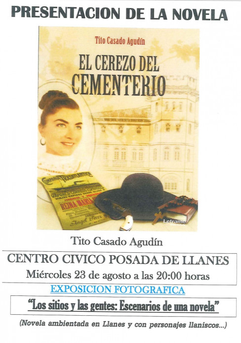 Presentación de la novela El cerezo del cementerio en el Centro Cívico de Posada - Concejo de Llanes