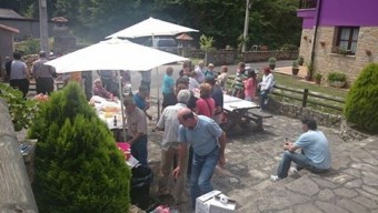 Este sábado 5 de julio se inauguró el I Taller de Cesteria Tradicional en la localidad parraguesa de Aballe - Concejo de Parres