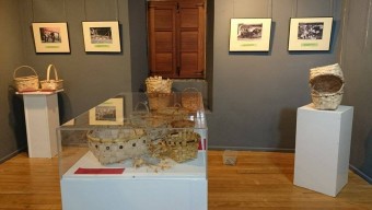 Exposición de cestería de Aballe en Llanes - Concejo de Llanes