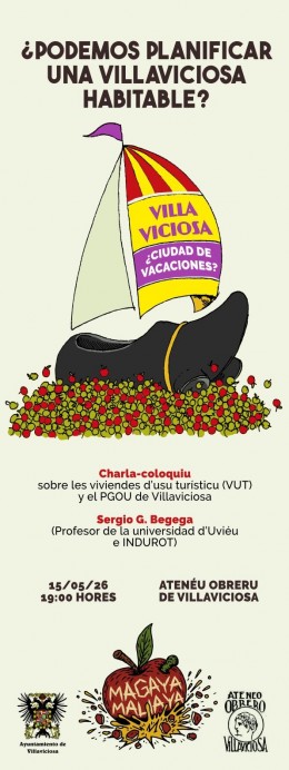 Villaviciosa acoge una charla sobre vivienda turística y urbanismo el 15 de mayo