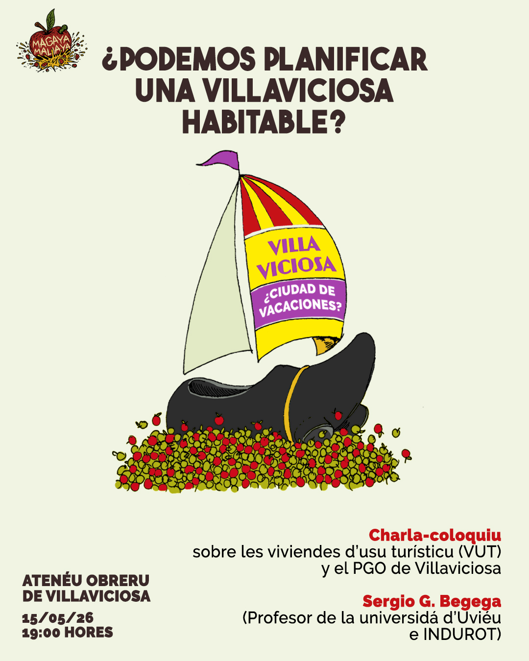 Magaya Maliaya organiza en Villaviciosa una charla sobre vivienda y pisos turísticos - Concejo de Villaviciosa
