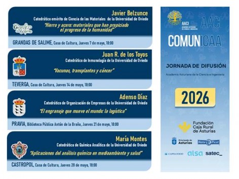 Asturias acoge el ciclo ComunicAACI2026 con charlas científicas en mayo