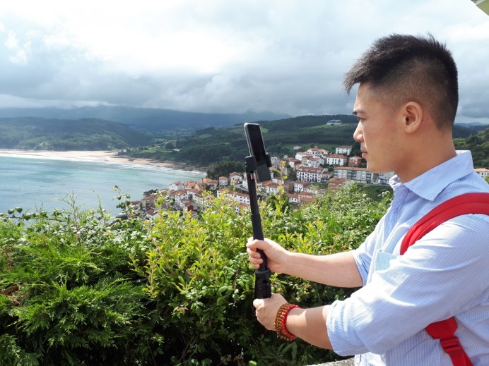 Visita del periodista chino Ziliang Zhan - Comarca de la Sidra