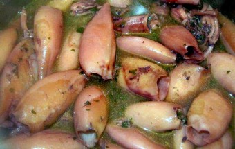 Chipirones "afogaos" - Les recetines