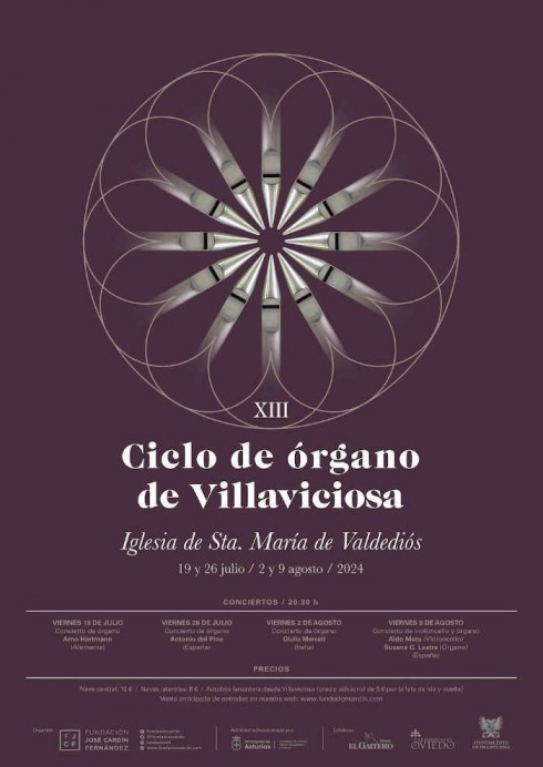 VIII ciclo de órgano de Villaviciosa en la Iglesia de Santa María de Valdediós - Concejo de Villaviciosa