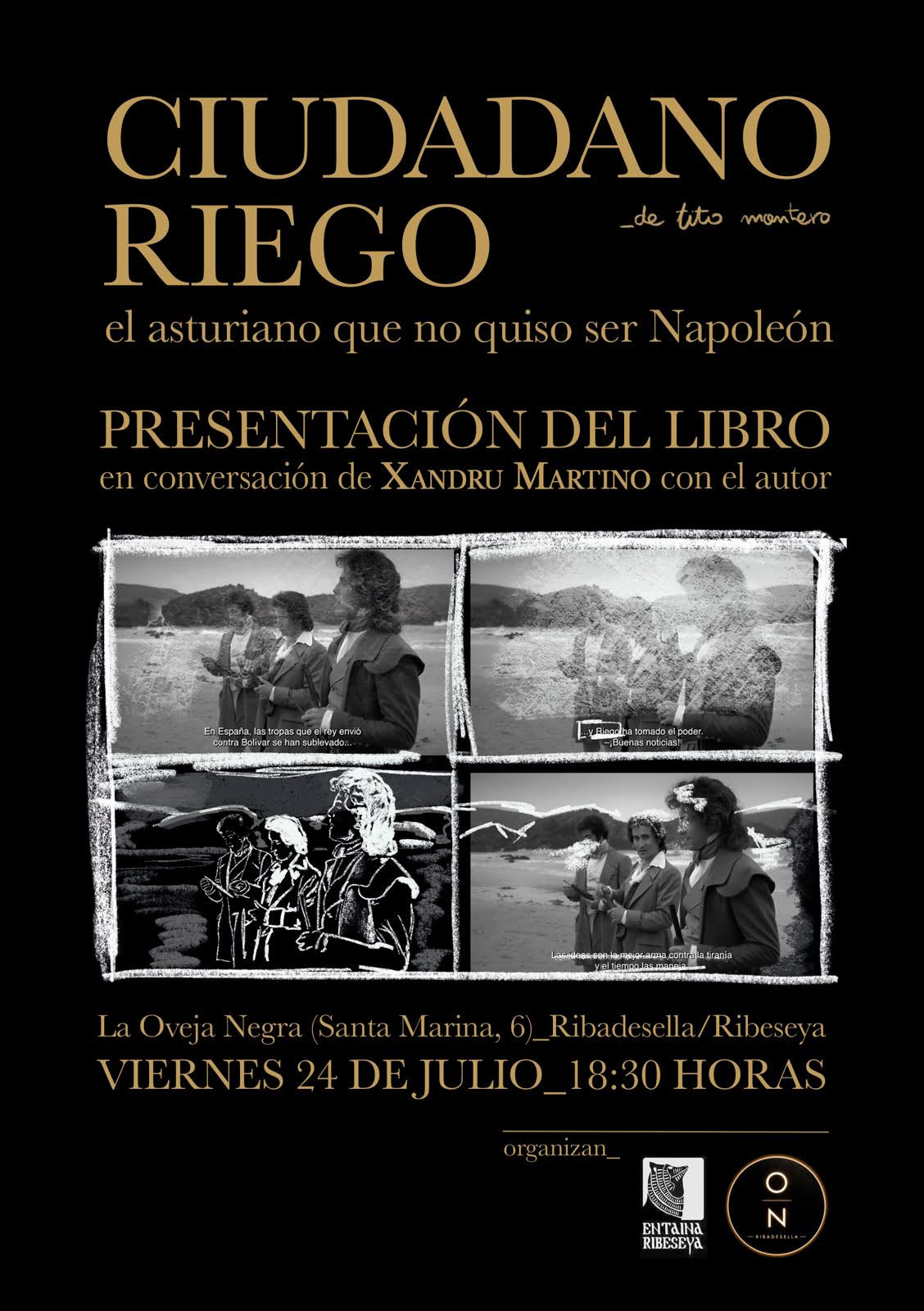 Ribadesella reivindica la figura de Rafael del Riego con la presentación del nuevo libro de Tito Montero - Concejo de Ribadesella