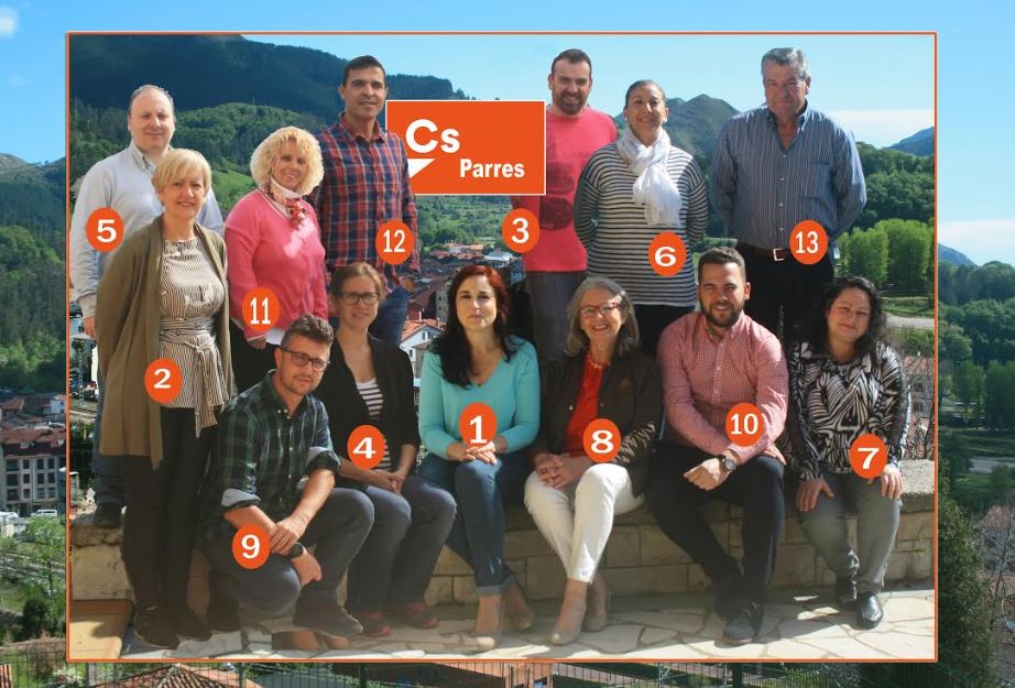 Ciudadanos Parres presenta su lista para las elecciones municipales - Elecciones municipales y autonómicas 2019