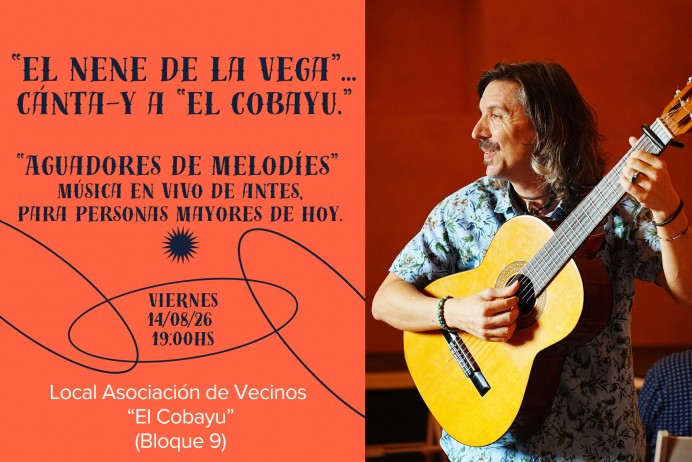 El Nene de la Vega lleva a El Cobayu su proyecto musical comunitario 