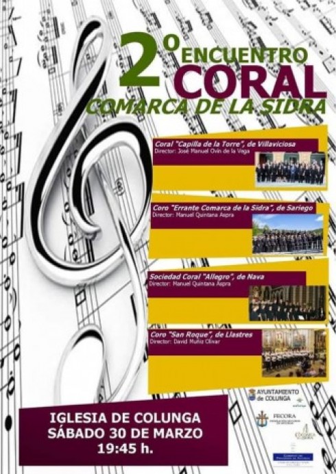 2º Encuentro Coral Comarca de la Sidra - Concejo de Colunga