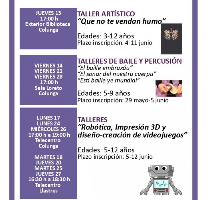Descubre la Diversión y el Aprendizaje en los Talleres de Corresponsables de Junio - Concejo de Colunga