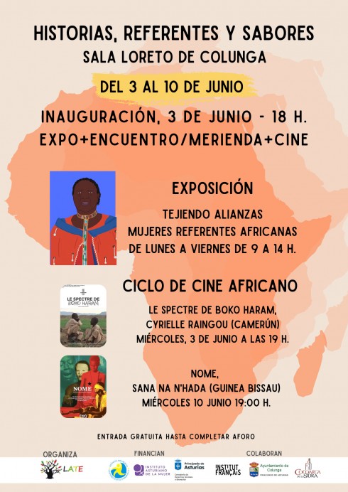 La cultura africana protagoniza una exposición y dos proyecciones gratuitas en la Sala Loreto de Colunga