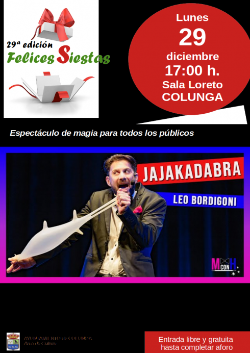 Colunga y Llastres acogen varios espectáculos familiares dentro del programa navideño Felices Siestas - Concejo de Colunga