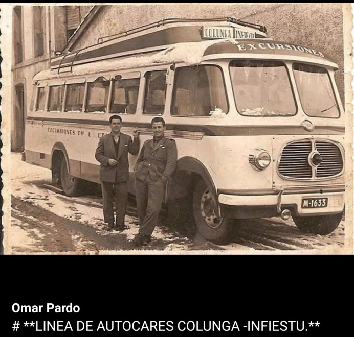 Omar Pardo: Línea de autocares Colunga - Infiestu - Concejo de Colunga