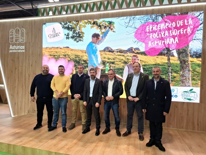La Comarca de la Sidra reivindica en FITUR 2026 su papel como epicentro de la "folixa sidrera" asturiana - Comarca de la Sidra