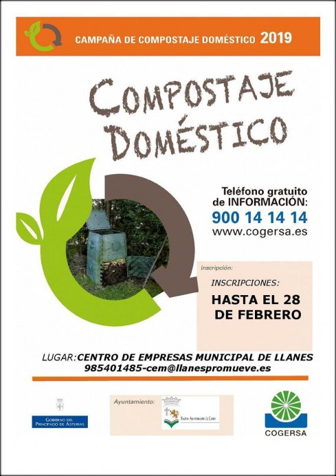 Fin plazo de inscripciones Campaña de Compostaje Doméstico 2019 - Concejo de Llanes