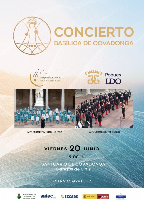 La Basílica de Covadonga acoge un concierto coral infantil el 20 de junio - Concejo de Cangas de Onís