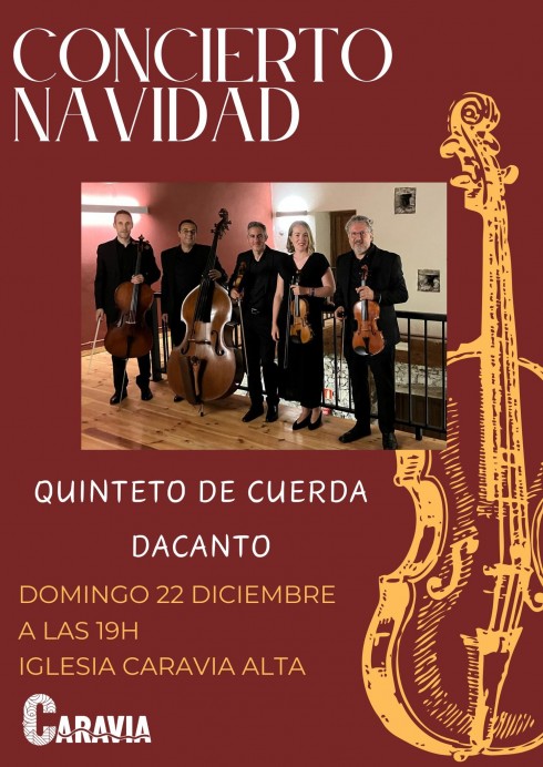 Caravia acoge el Concierto de Navidad con el Quinteto de Cuerda ‘DaCanto’ - Concejo de Caravia