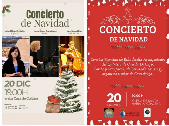 Ribadesella ofrece dos conciertos de Navidad este sábado - Concejo de Ribadesella