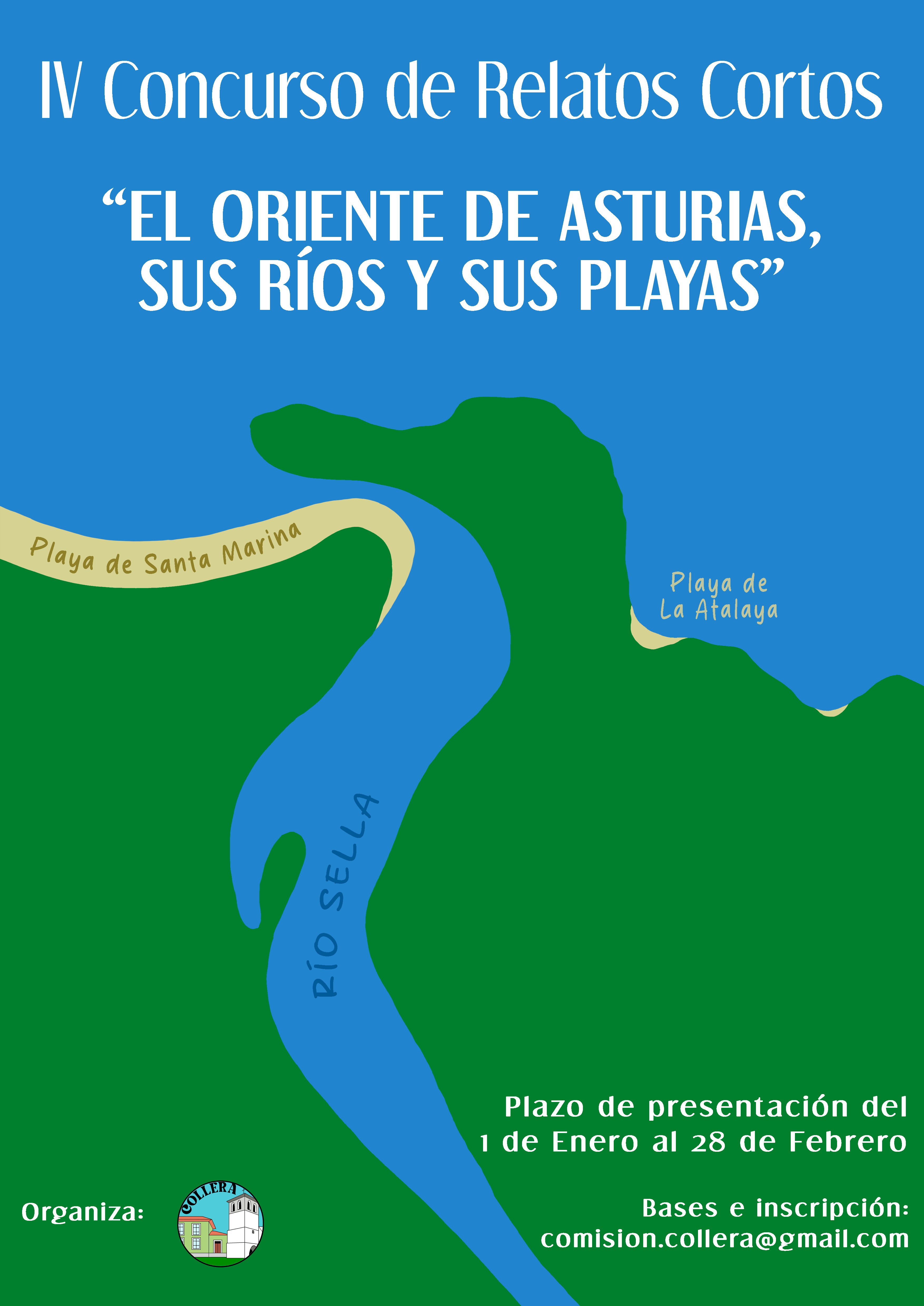 Collera convoca el IV Concurso de Relatos Cortos ‘Oriente de Asturias, sus ríos y playas’ con premios de hasta 95 euros - Concejo de Ribadesella