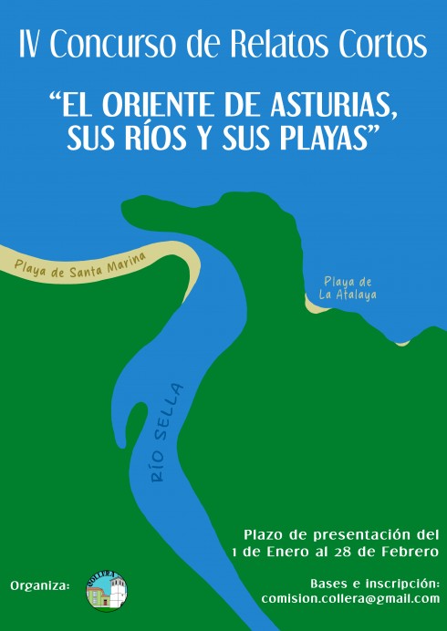 Collera convoca el IV Concurso de Relatos Cortos ‘Oriente de Asturias, sus ríos y playas’ con premios de hasta 95 euros