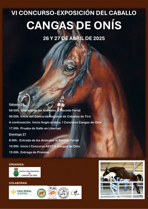 Cangas de Onís celebra el VI Concurso-Exposición del Caballo los días 26 y 27 de abril - Concejo de Cangas de Onís