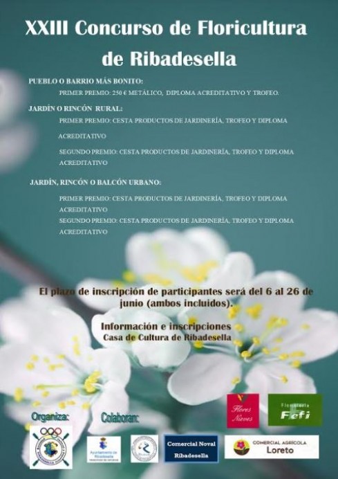 XXIII Concurso de Floricultura de Ribadesella - Concejo de Ribadesella