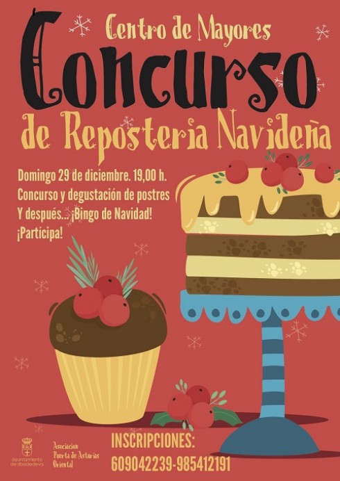 Concurso de repostería en el Centro de Mayores - Concejo de Ribadedeva