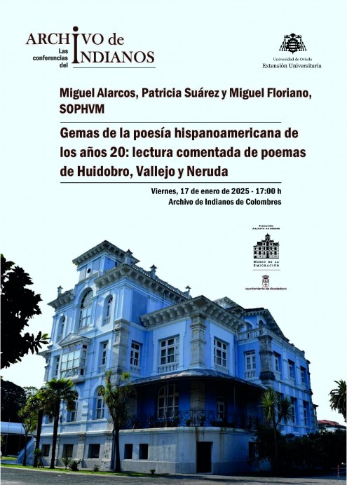 Nueva actividad en Las Conferencias del Archivo de Indianos: ‘Gemas de la poesía hispanoamericana de los años 20’ - Concejo de Ribadedeva