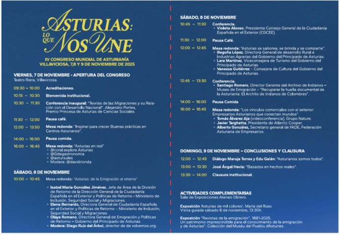 Villaviciosa acoge el IV Congreso Mundial de Asturianía bajo el lema “Asturias: lo que nos une” - Concejo de Villaviciosa