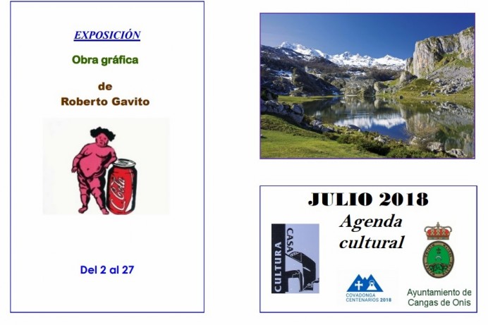 PROGRAMACIÓN CULTURAL JULIO CANGAS DE ONÍS  - Concejo de Cangas de Onís