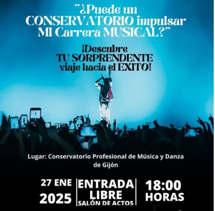 El Conservatorio de Gijón acoge una conferencia sobre el impulso a las carreras musicales - Sociedad y Cultura