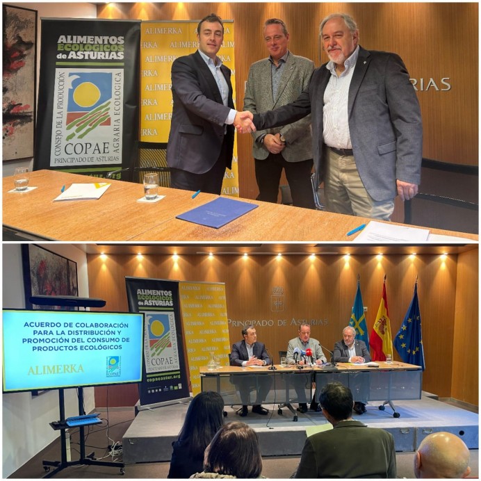 COPAE y Alimerka firman un acuerdo para impulsar el sector ecológico asturiano - Asturias