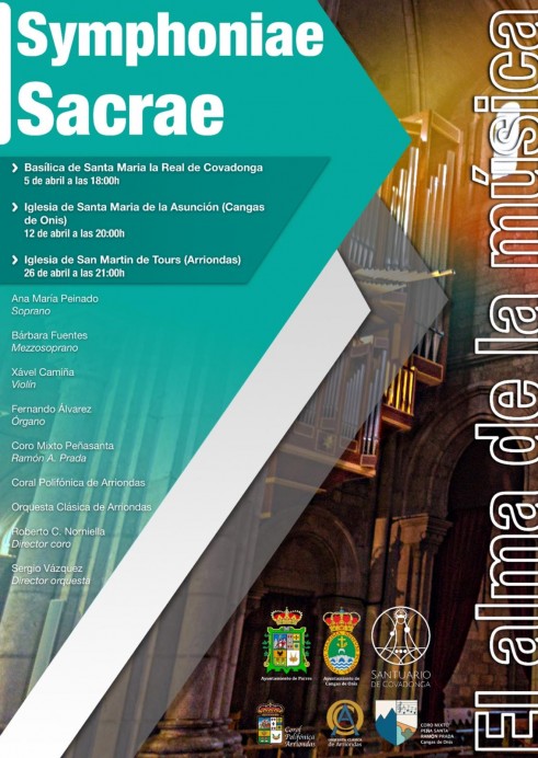 La música sacra suena en Covadonga, Cangas de onís y Arriondas con el ciclo Symphoniae Sacrae - Concejo de Cangas de Onís