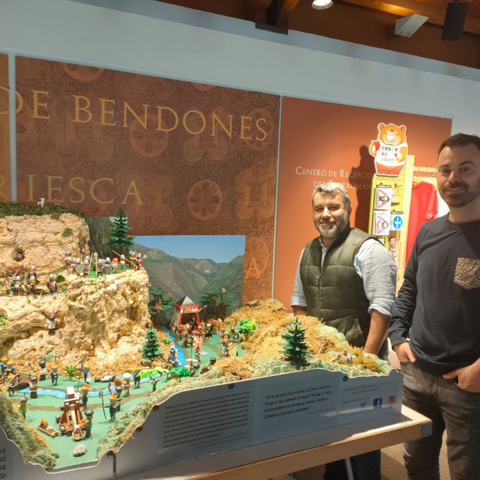 La batalla de Covadonga, a través de las figuras de Playmobil, en el Centro del Prerrománico Asturiano - Sociedad y Cultura