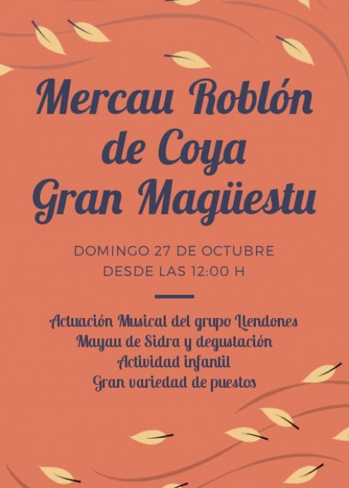 El Domingo 27 habrá una nueva edición del Mercau de Coya - Concejo de Piloña