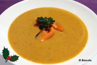 Crema de mejillones - Les recetines