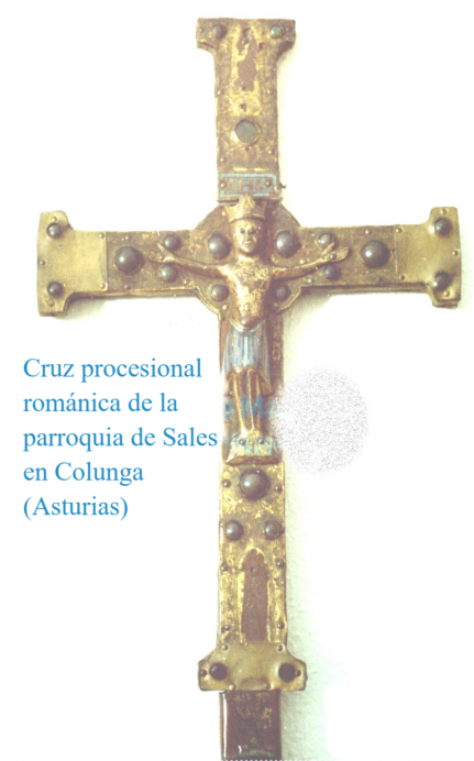 Omar Pardo: Sobre expolios y pusilánimes, la Cruz procesional bajomedieval de la parroquia de SALES en Colunga. - Concejo de Colunga