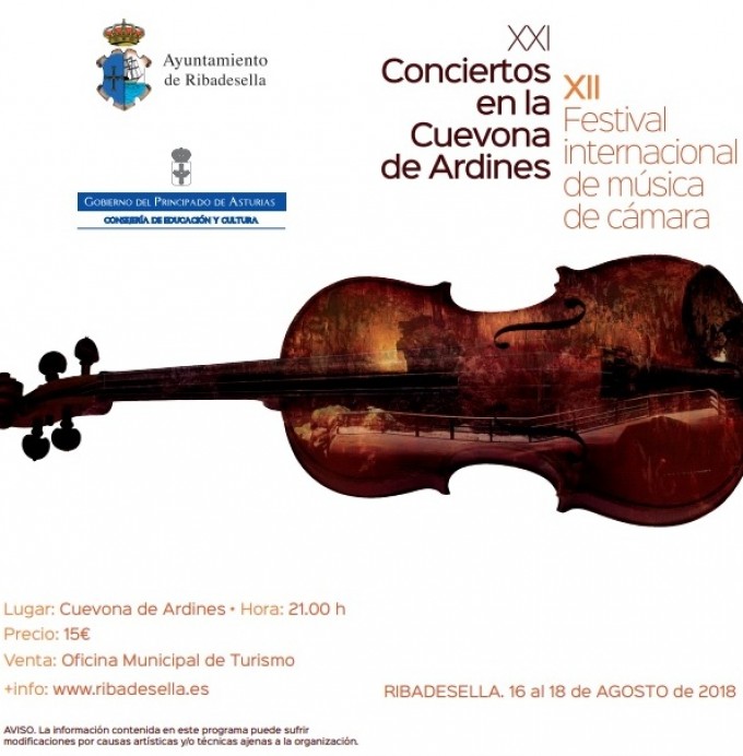 XXI Conciertos en la Cuevona de Ardines - Concejo de Ribadesella