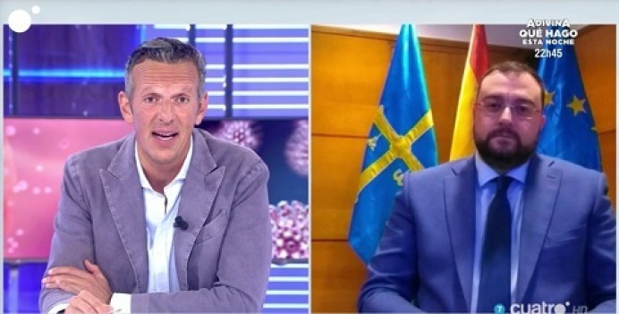 FSA - Entrevista a Adrián Barbón en Cuatro al Día - Asturias