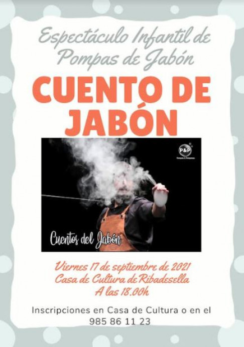Cuento de jabón en Ribadesella - Concejo de Ribadesella