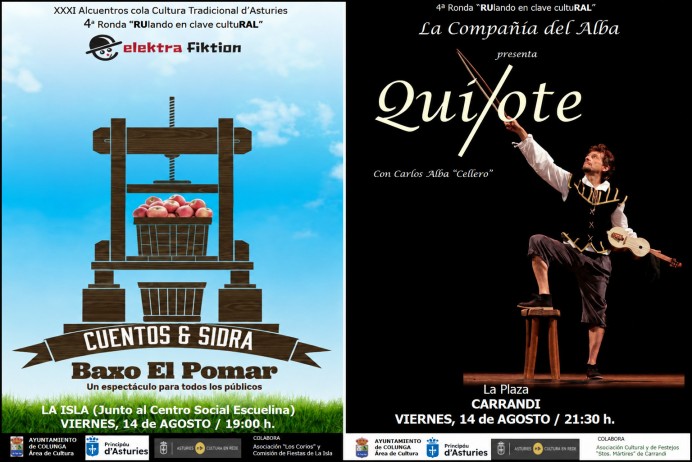 La Isla y Carrandi acogen una doble cita con el teatro y la cultura asturiana este viernes