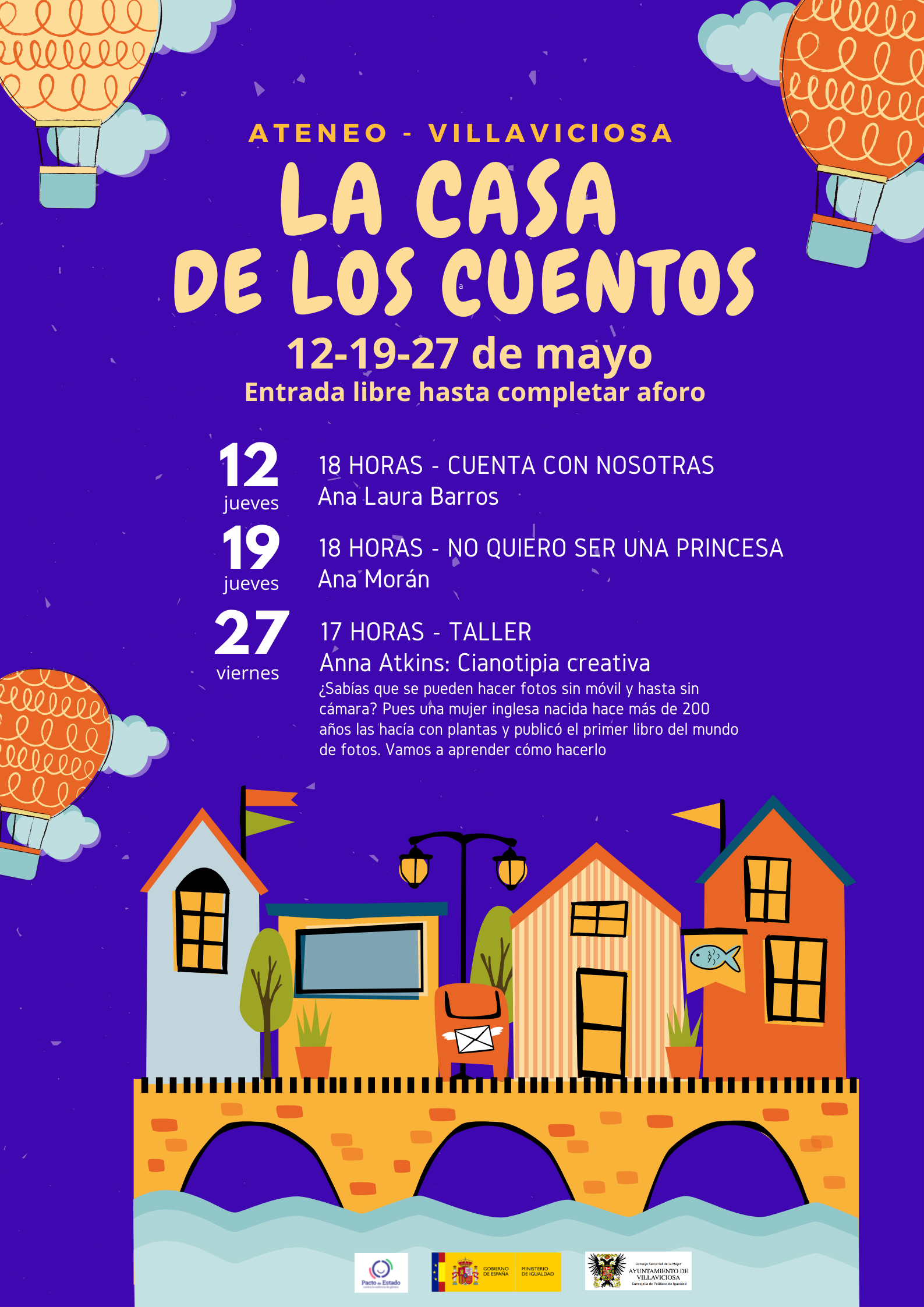 La casa de los cuentos, Ciclo de narración oral y cuentacuentos los días 12-19 y 27 de mayo - Concejo de Villaviciosa