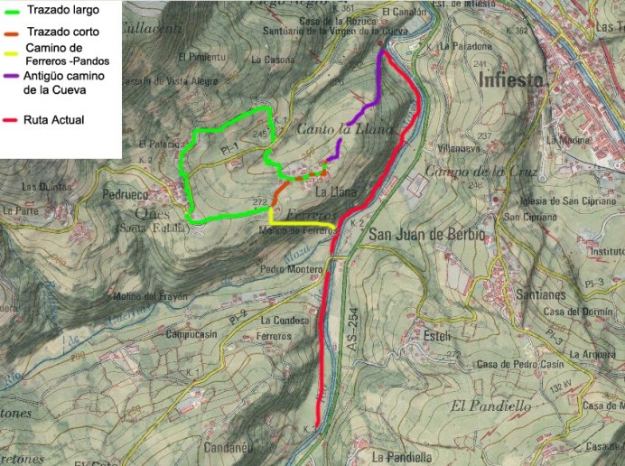 Podemos Piloña y la mejora de la ruta de la Cueva - Concejo de Piloña