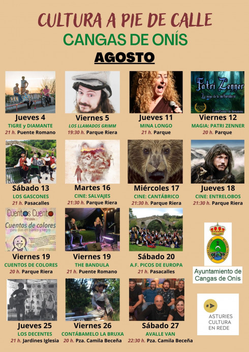 Actividades culturales en Cangas de Onís - Concejo de Cangas de Onís