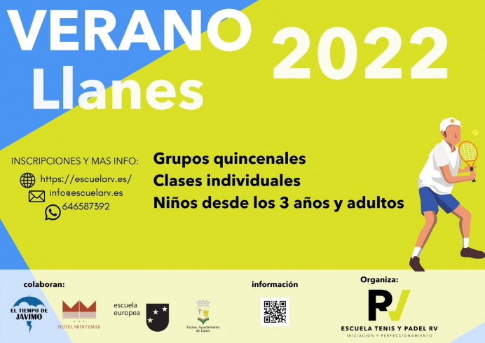 Llanes, cursos de verano de tenis para niños y adultos   - Concejo de Llanes