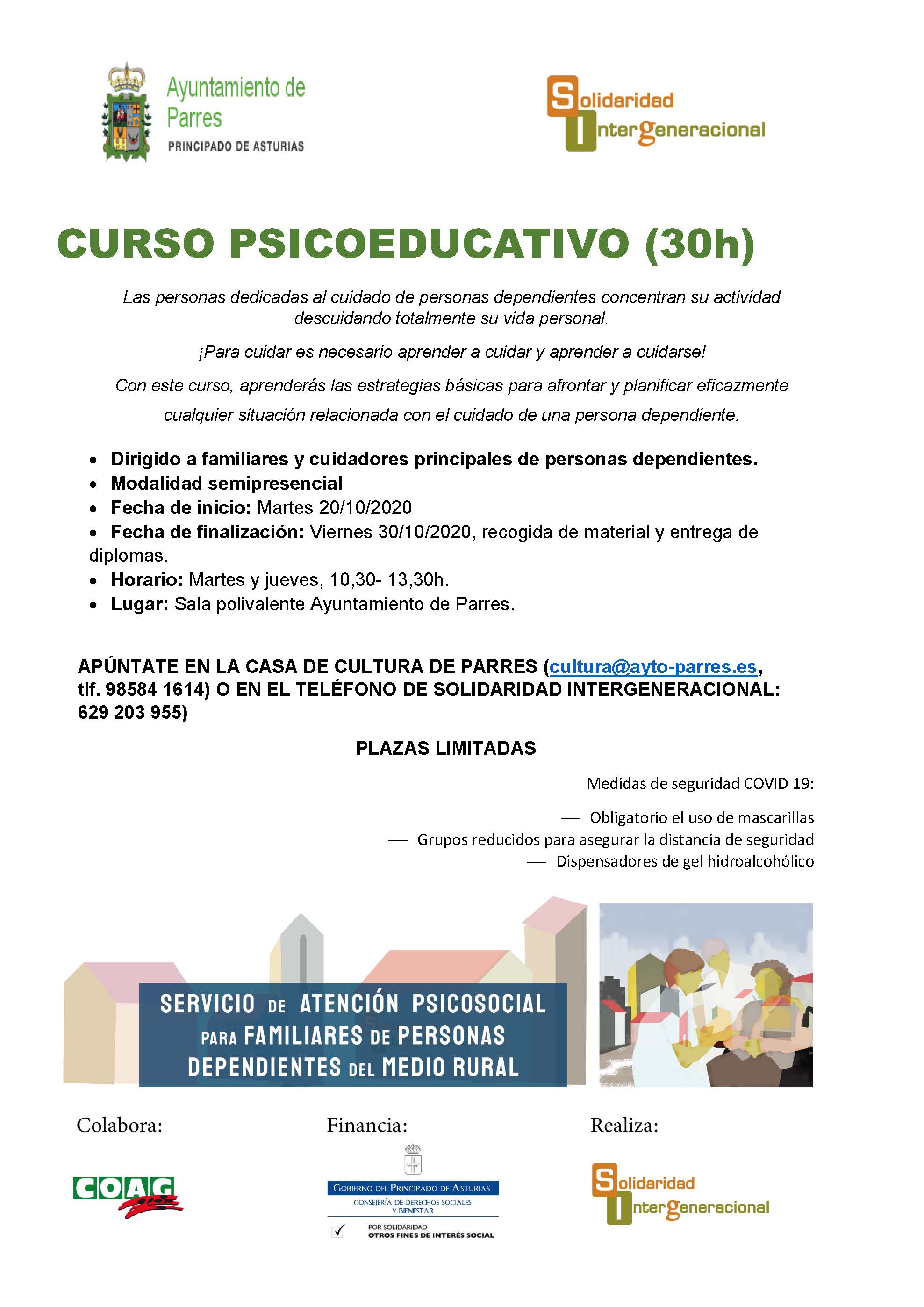 Curso psicoeducativo - Concejo de Parres